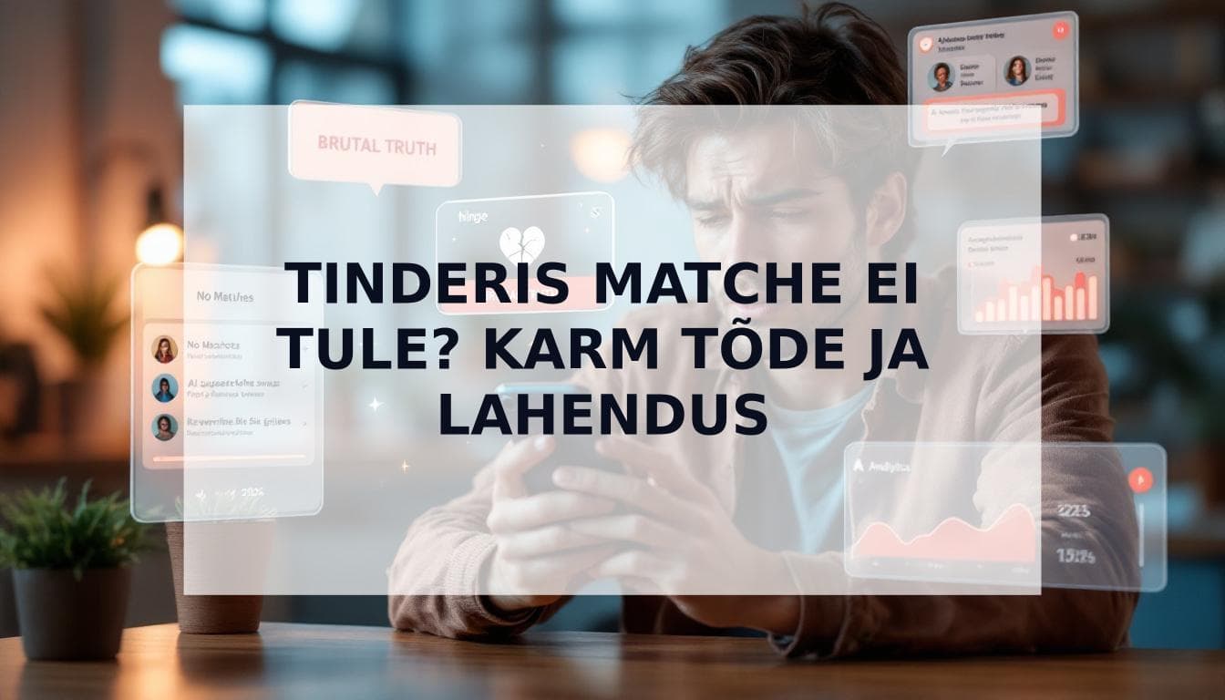 Cover Image for Tinderis matche ei tule? Karm tõde ja kuidas seda parandada (2025)