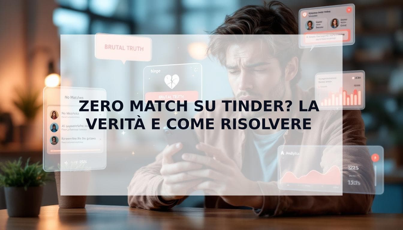 Cover Image for Zero Match su Tinder? La Cruda Verità e Come Risolvere (2025)