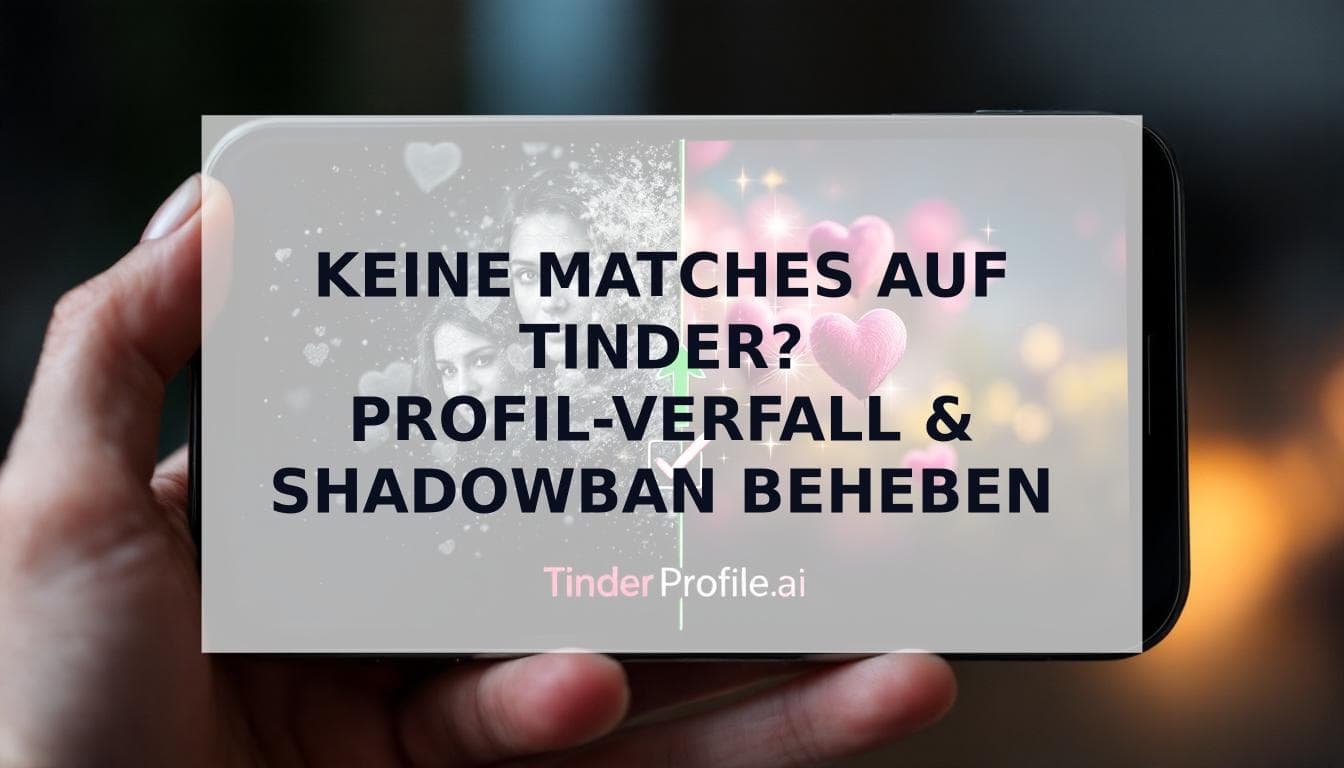 Cover Image for Tinder Profil-Verfall: Der wahre Grund, warum du keine Matches auf Tinder bekommst (und wie du es beheben kannst)