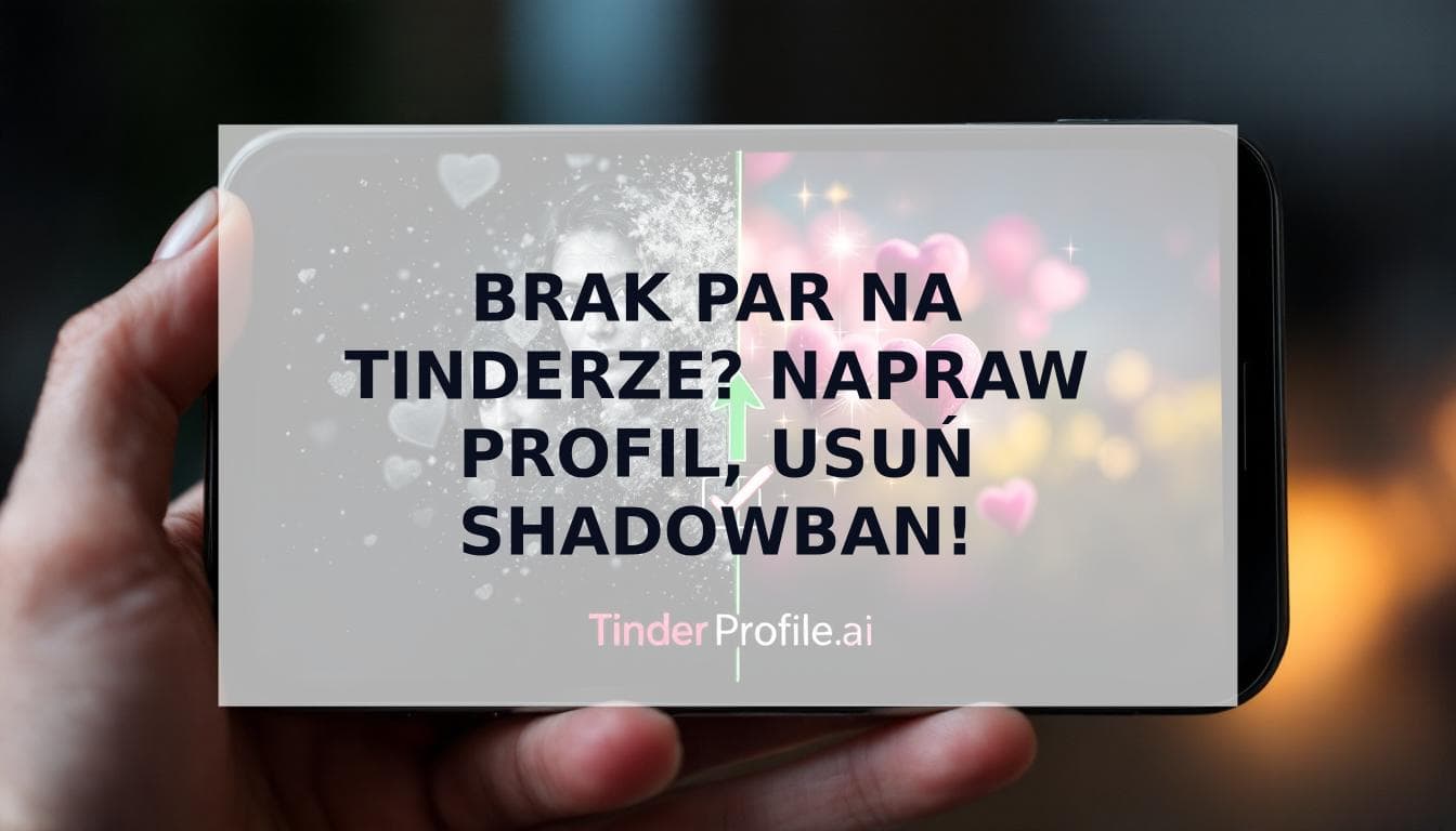 Cover Image for Spadek widoczności profilu na Tinderze: Prawdziwy powód, dla którego nie masz par (i jak to naprawić)