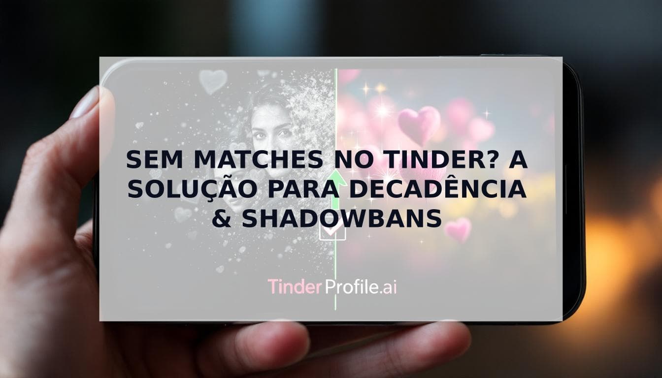 Cover Image for Decadência do Perfil Tinder: A Verdadeira Razão Pela Qual Ficaste Sem Matches (E Como Resolver)