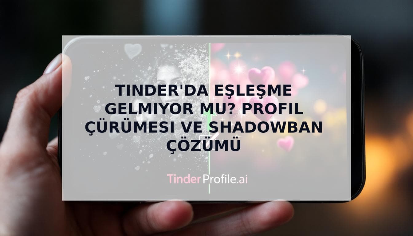 Cover Image for Tinder Profil Çürümesi: Eşleşmelerin Neden Gelmiyor (ve Nasıl Düzeltilir)