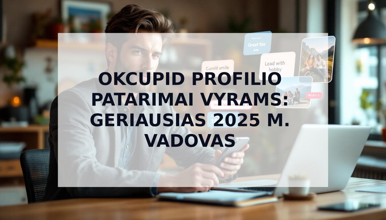 Cover Image for Išsamus vadovas, kaip sukurti nepaprastai patrauklų OkCupid profilį vyrams (2025)