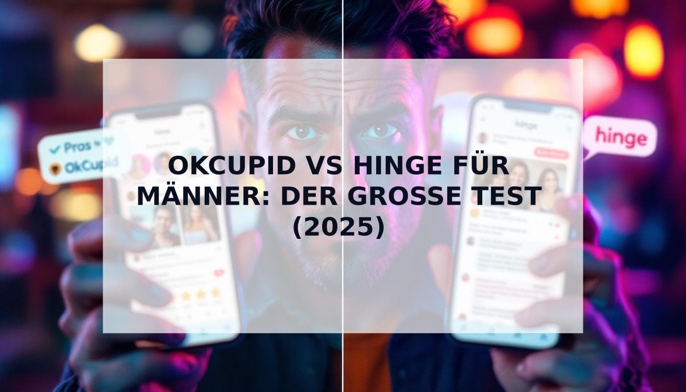 Cover Image for OkCupid vs Hinge: Der schonungslos ehrliche Dating App Test für Männer (2025)