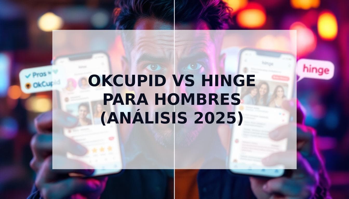 Cover Image for OkCupid vs Hinge: Un Análisis Brutalmente Honesto para Hombres (2025)
