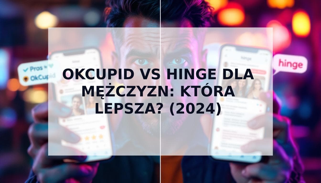 Cover Image for Hinge aplikacja randkowa opinie vs OkCupid: Brutalna recenzja dla mężczyzn (2024/2025)