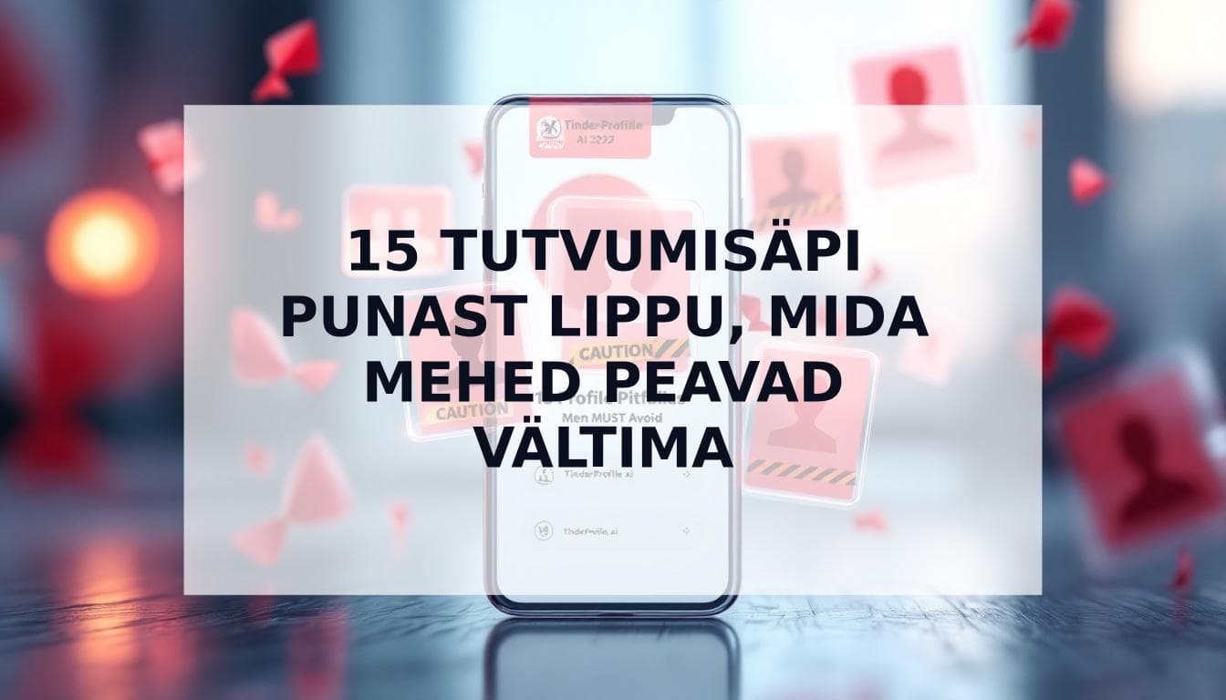 Cover Image for Tutvumisäpi punased lipud: 15 profiiliviga, mida mehed PEAVAD 2025. aastal vältima