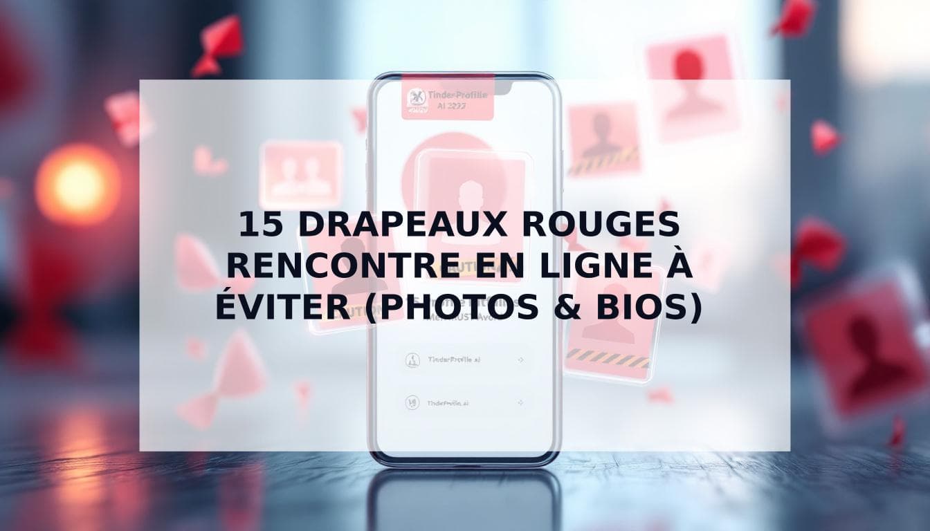 Cover Image for Drapeaux Rouges Rencontre en Ligne : 15 Pièges de Profil à Éviter Absolument en 2025