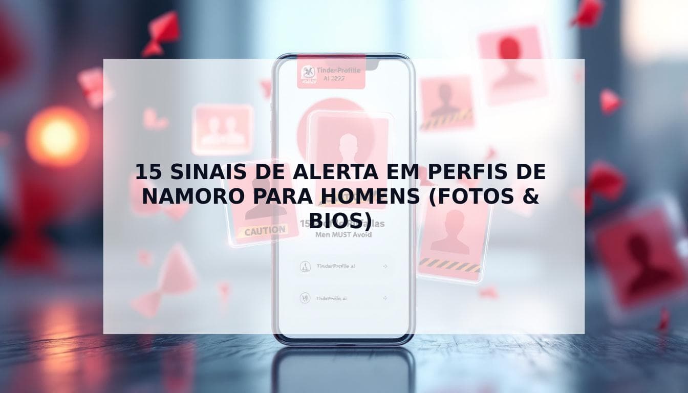 Cover Image for Sinais de Alerta no Namoro Online: 15 Erros de Perfil que Homens DEVEM Evitar em 2025