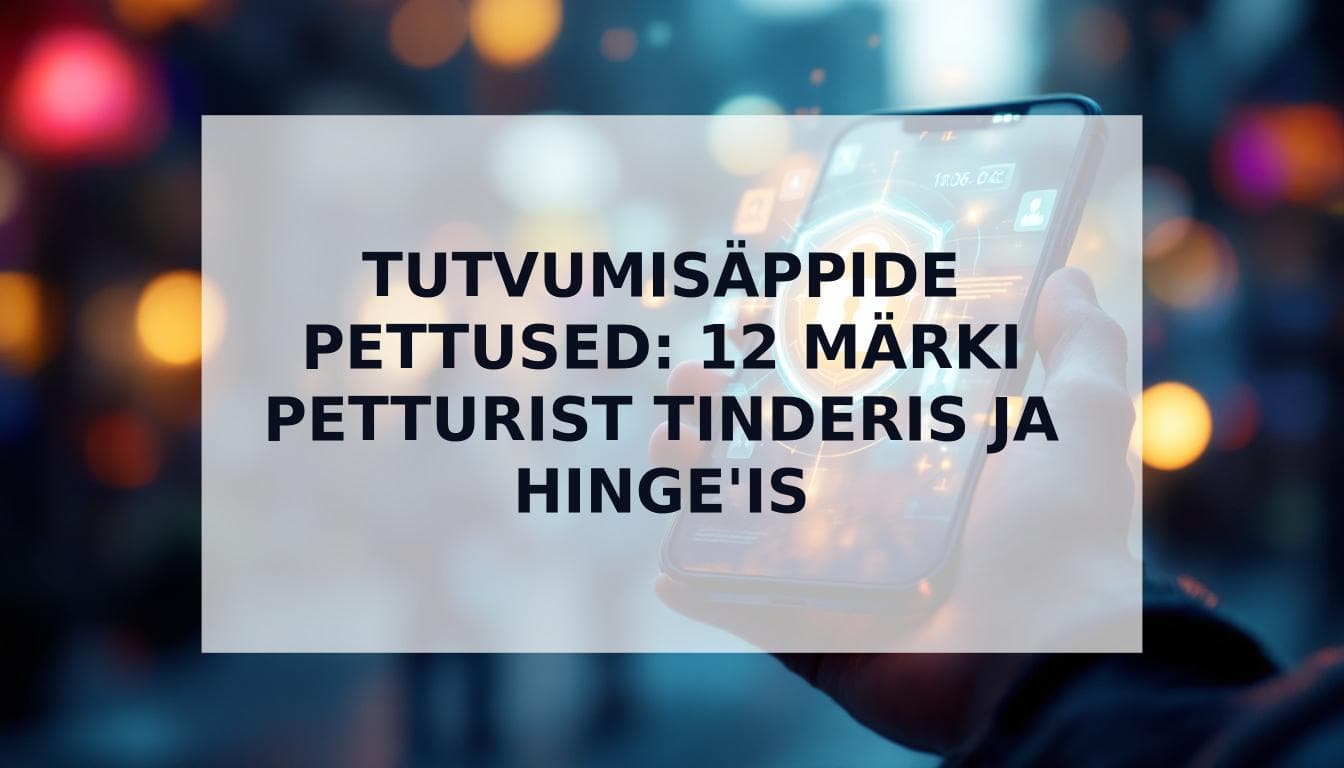 Cover Image for Ülim juhend: Kuidas vältida tutvumisäppide pettuseid 2026. aastal