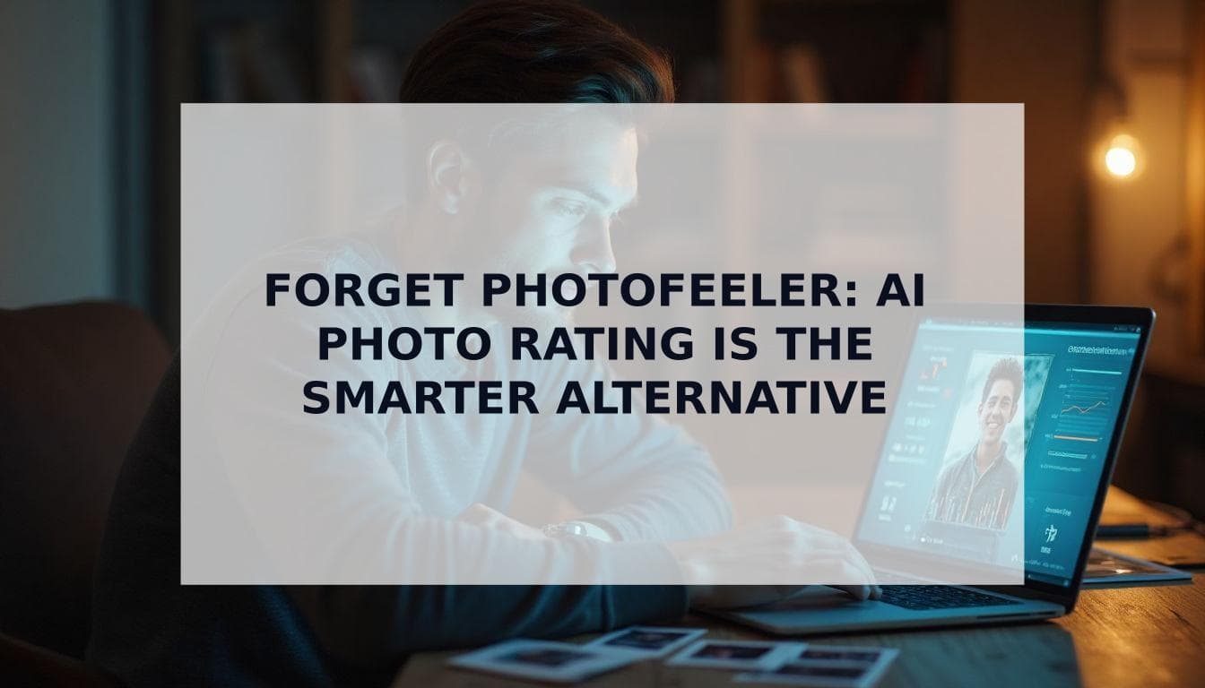 Cover Image for Forget Photofeeler: Why AI Photo Rating is the Smarter Alternative for Your Dating Profile