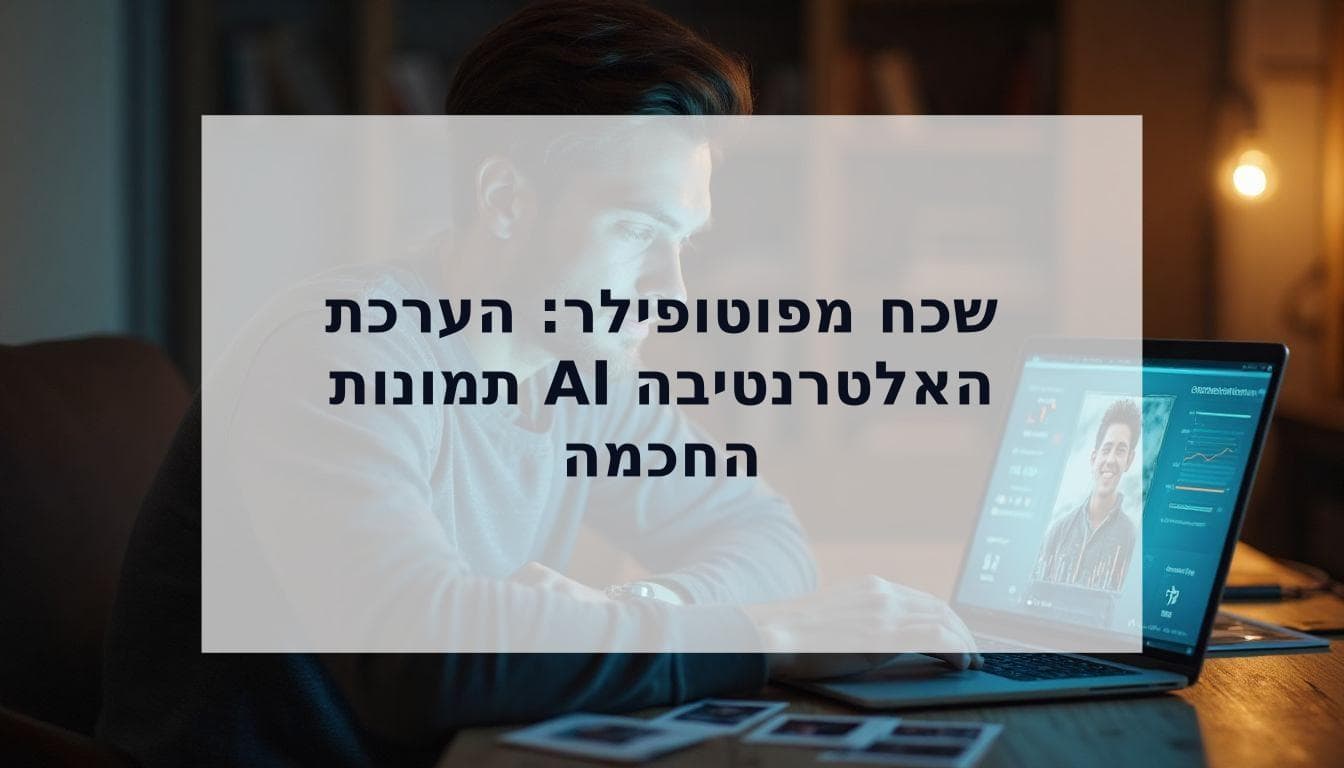 Cover Image for שכח מפוטופילר: למה הערכת תמונות AI היא האלטרנטיבה החכמה יותר לפרופיל ההיכרויות שלך