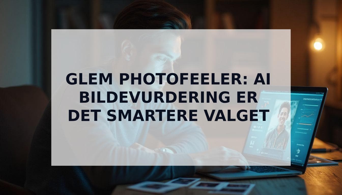 Cover Image for Glem Photofeeler: Hvorfor AI bildevurdering er det smartere alternativet for datingprofilen din