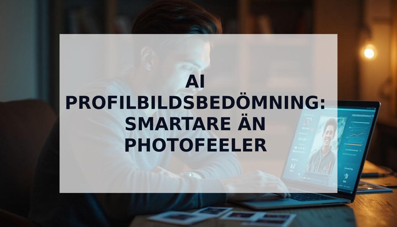 Cover Image for Glöm Photofeeler: Därför är AI profilbildsbedömning det smartare alternativet för din dejtingprofil