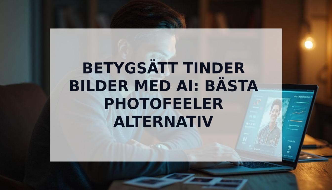 Cover Image for BetygsÀtt Tinder Bilder med AI: BÀsta Photofeeler Alternativen 2025