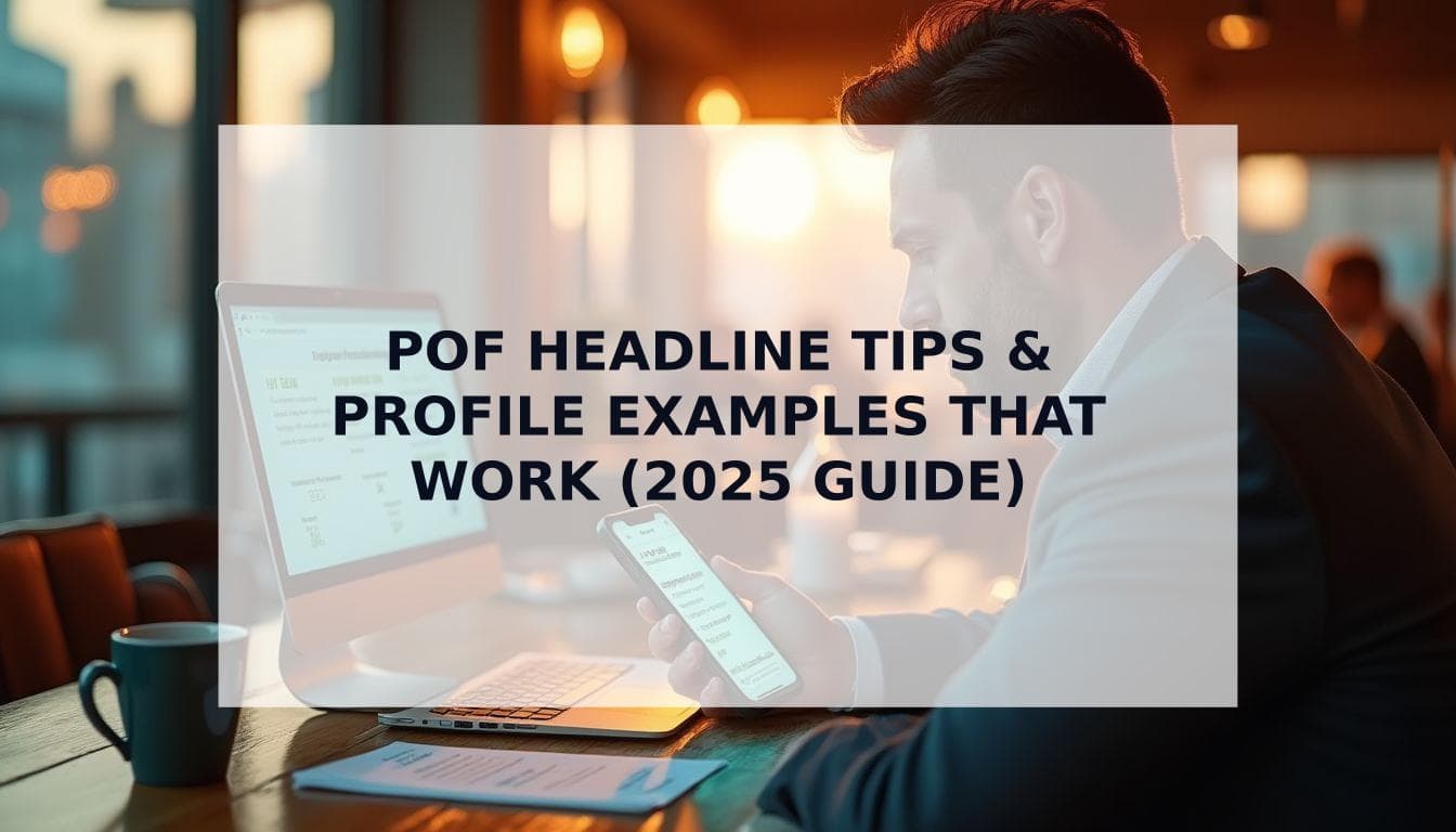 Cover Image for POF Headline Tips & Profile Examples That Actually Work (2025 Guide)