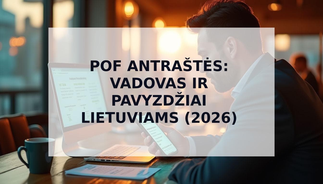 Cover Image for POF Profilio Antraštės: Geriausias Vadovas ir Pavyzdžiai Lietuviams (2026)