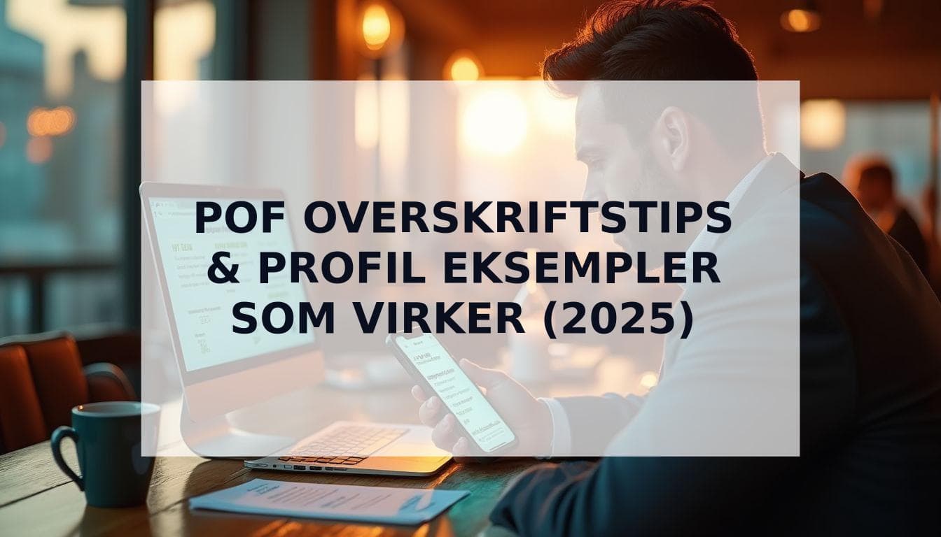 Cover Image for POF overskriftstips og POF profil eksempler som faktisk fungerer (2025-guide)