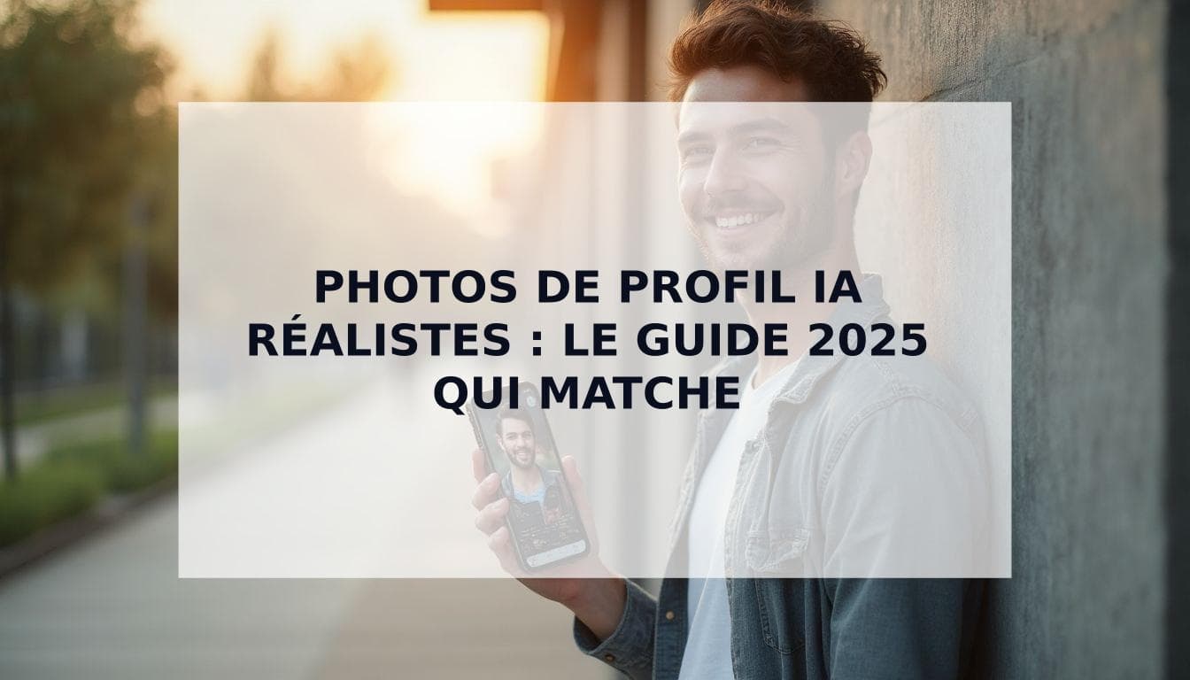 Cover Image for Photos de profil IA réalistes : Le guide 2025 pour des images qui matchent