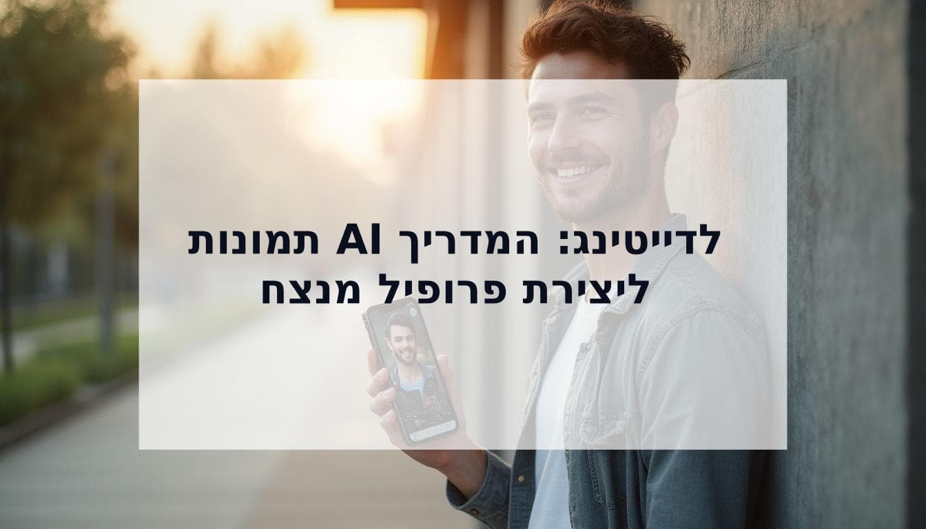Cover Image for תמונות AI לדייטינג: המדריך ליצירת פרופיל מנצח ב-2025