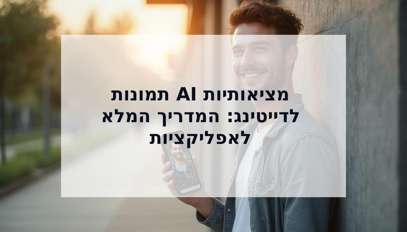 Cover Image for תמונות AI מציאותיות לדייטינג: המדריך המלא לתמונות AI אותנטיות