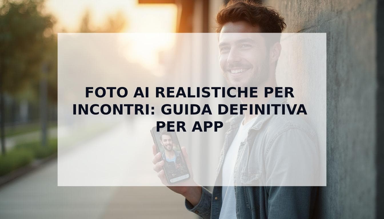 Cover Image for Foto AI realistiche per incontri: La guida definitiva per immagini autentiche
