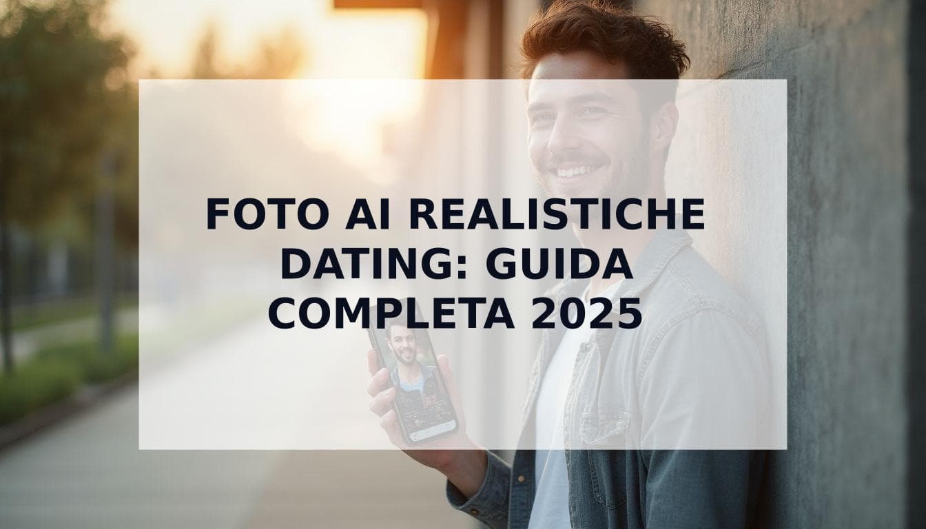 Cover Image for Foto AI Realistiche Dating: La Guida Completa Italia 2025