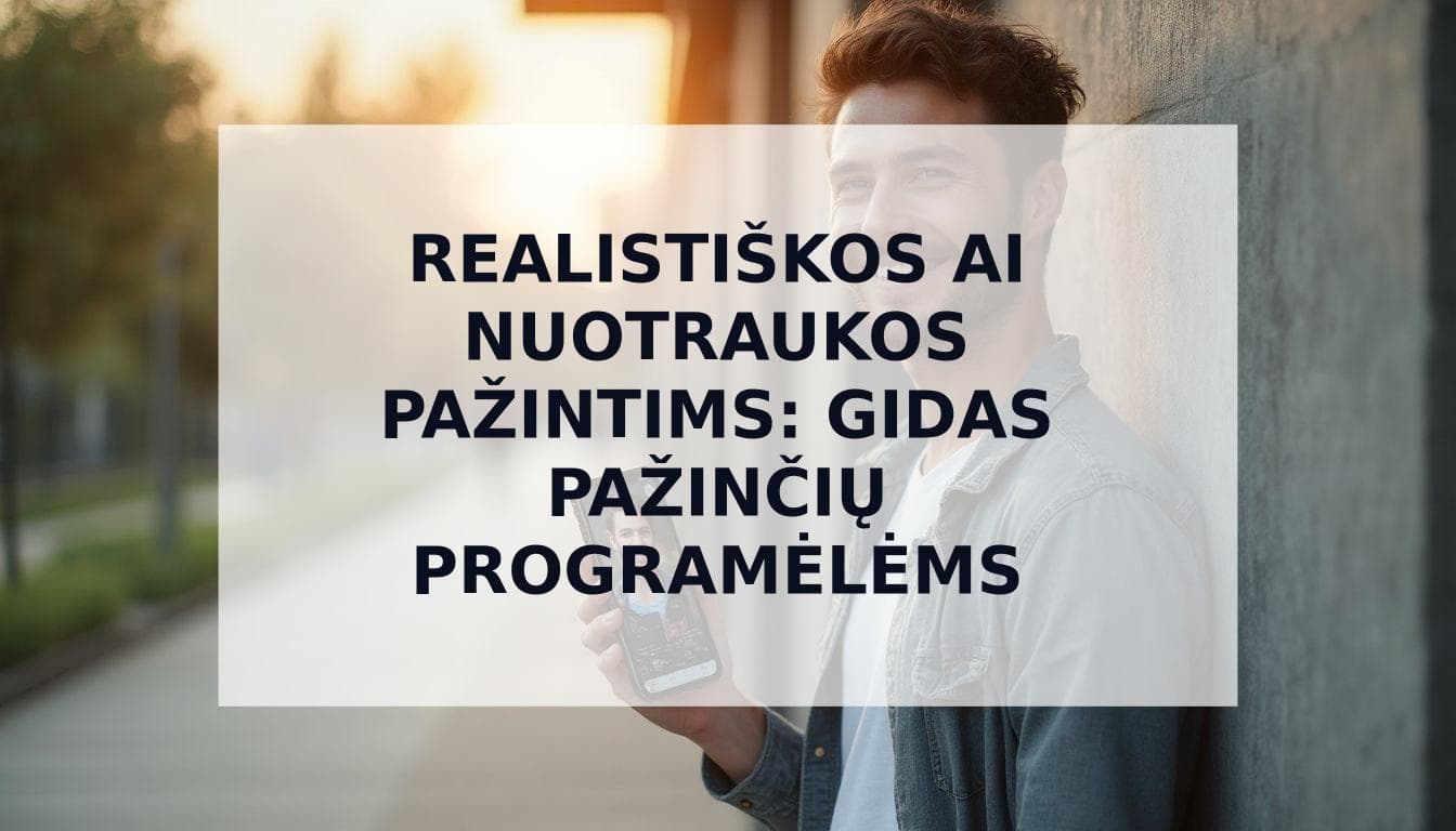 Cover Image for Realistiškos AI nuotraukos pažinčių profiliams: Išsamus autentiškų AI vaizdų gidas
