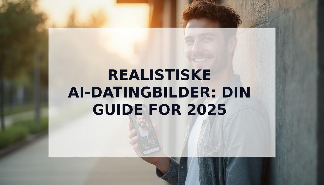 Cover Image for Realistiske AI-datingbilder: Den ultimate guiden 2025