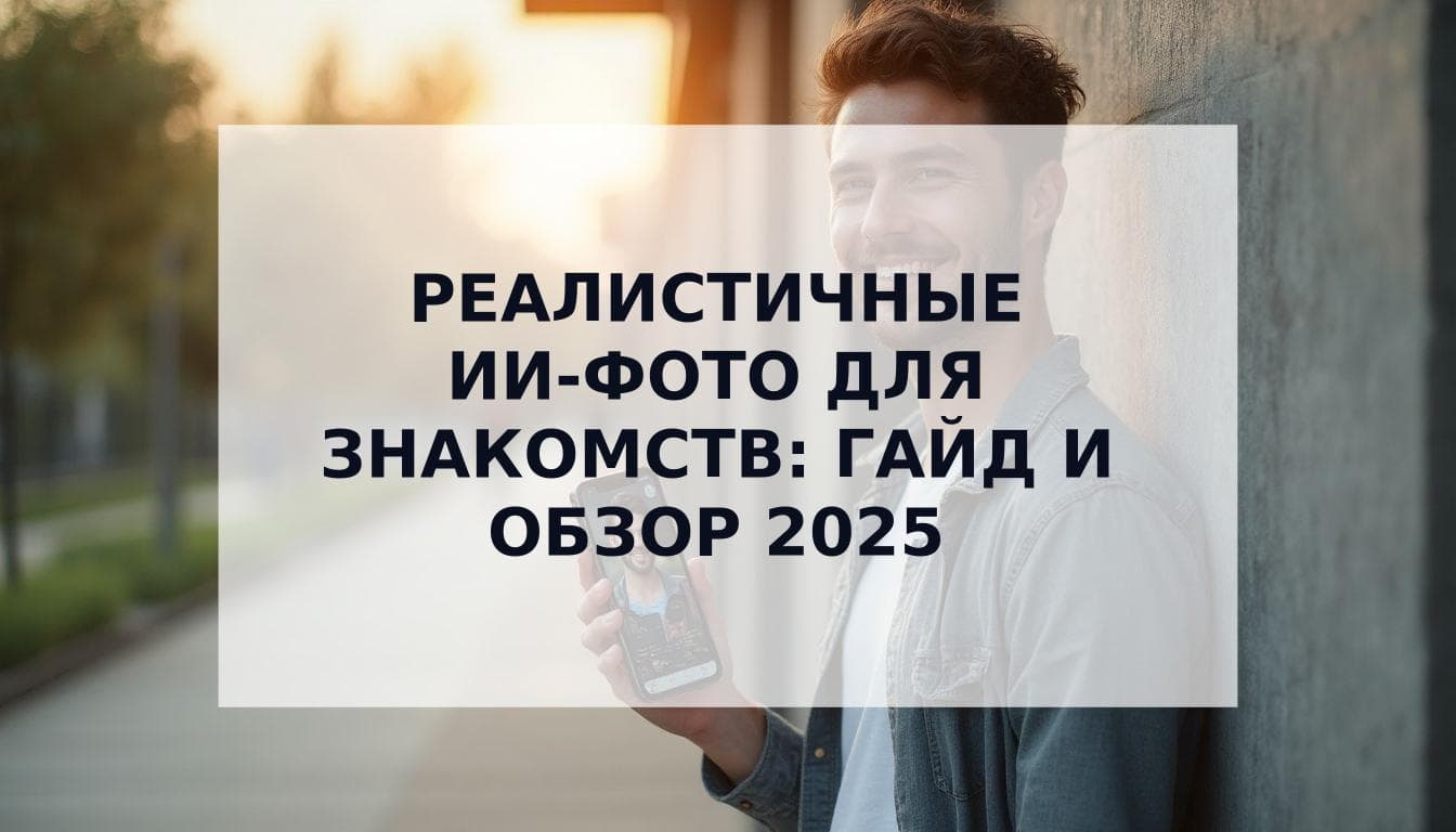 Cover Image for Реалистичные ИИ-фото для знакомств: Полное руководство и сравнение сервисов