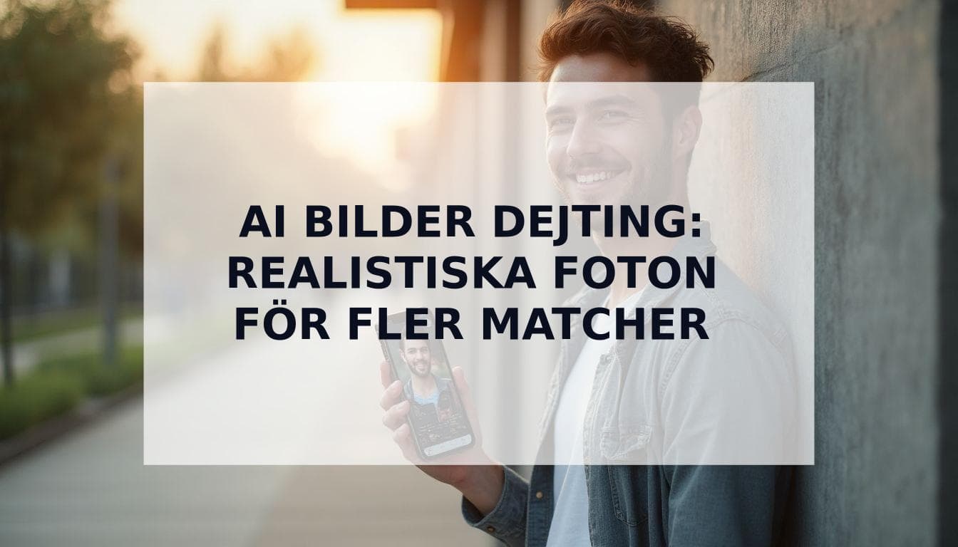 Cover Image for Realistiska AI Bilder Dejting: Komplett Guide för Svenska Singlar 2025