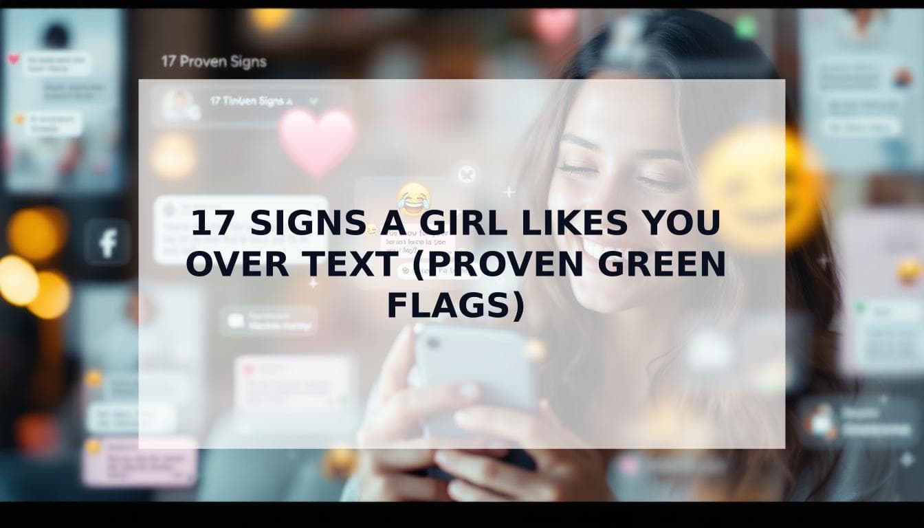 Cover Image for 17 Proven Signs a Girl Likes You Over Text (Stop Guessing & See the Green Flags)