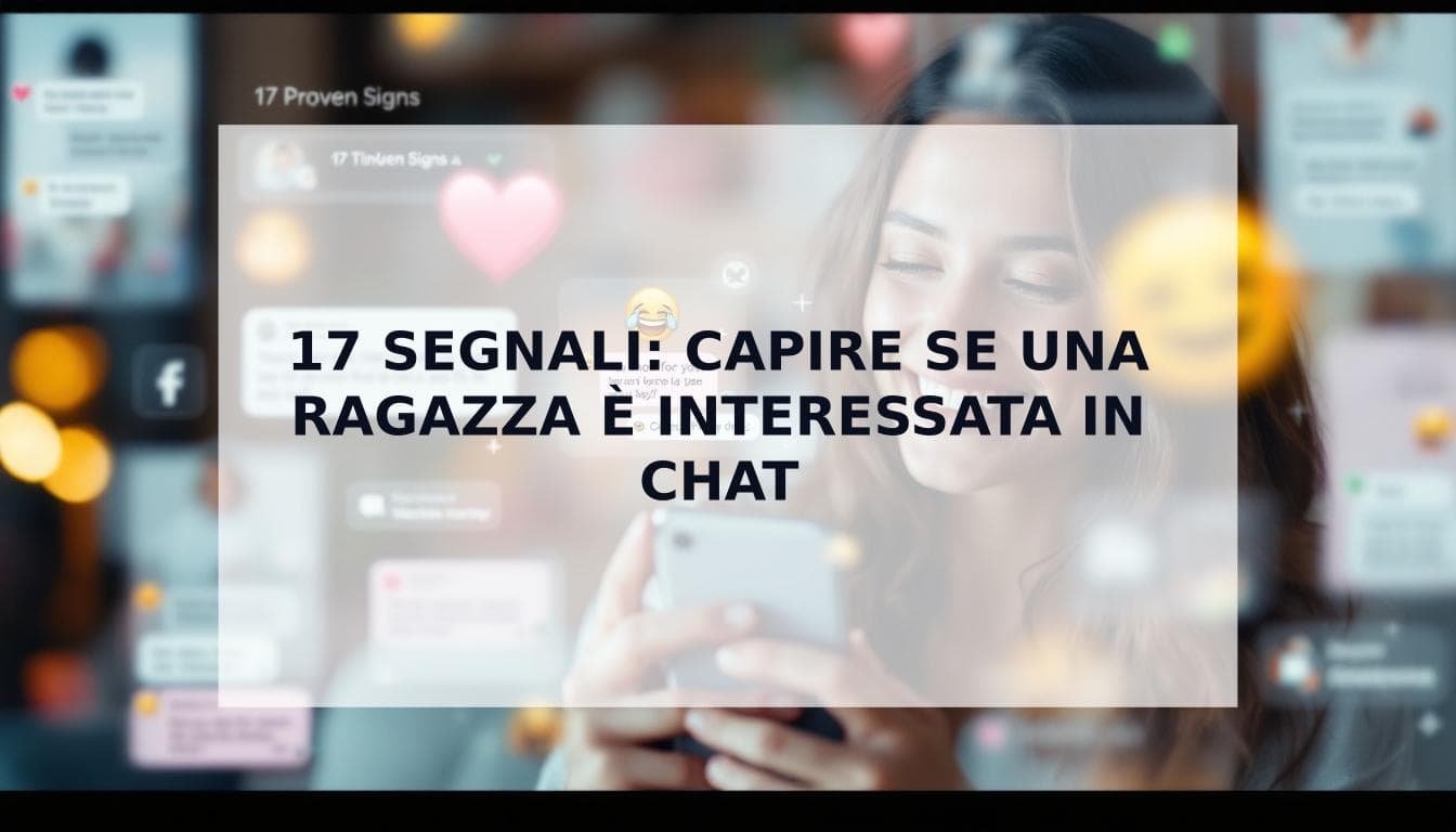 Cover Image for 17 Segnali Infallibili per Capire se una Ragazza è Interessata dai Messaggi (Smetti di Indovinare e Scopri le Bandiere Verdi)