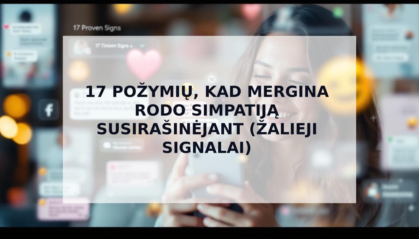 Cover Image for 17 patikimų požymių, kad mergina rodo simpatiją susirašinėjant (Nustok spėlioti ir pamatyk žaliuosius signalus)