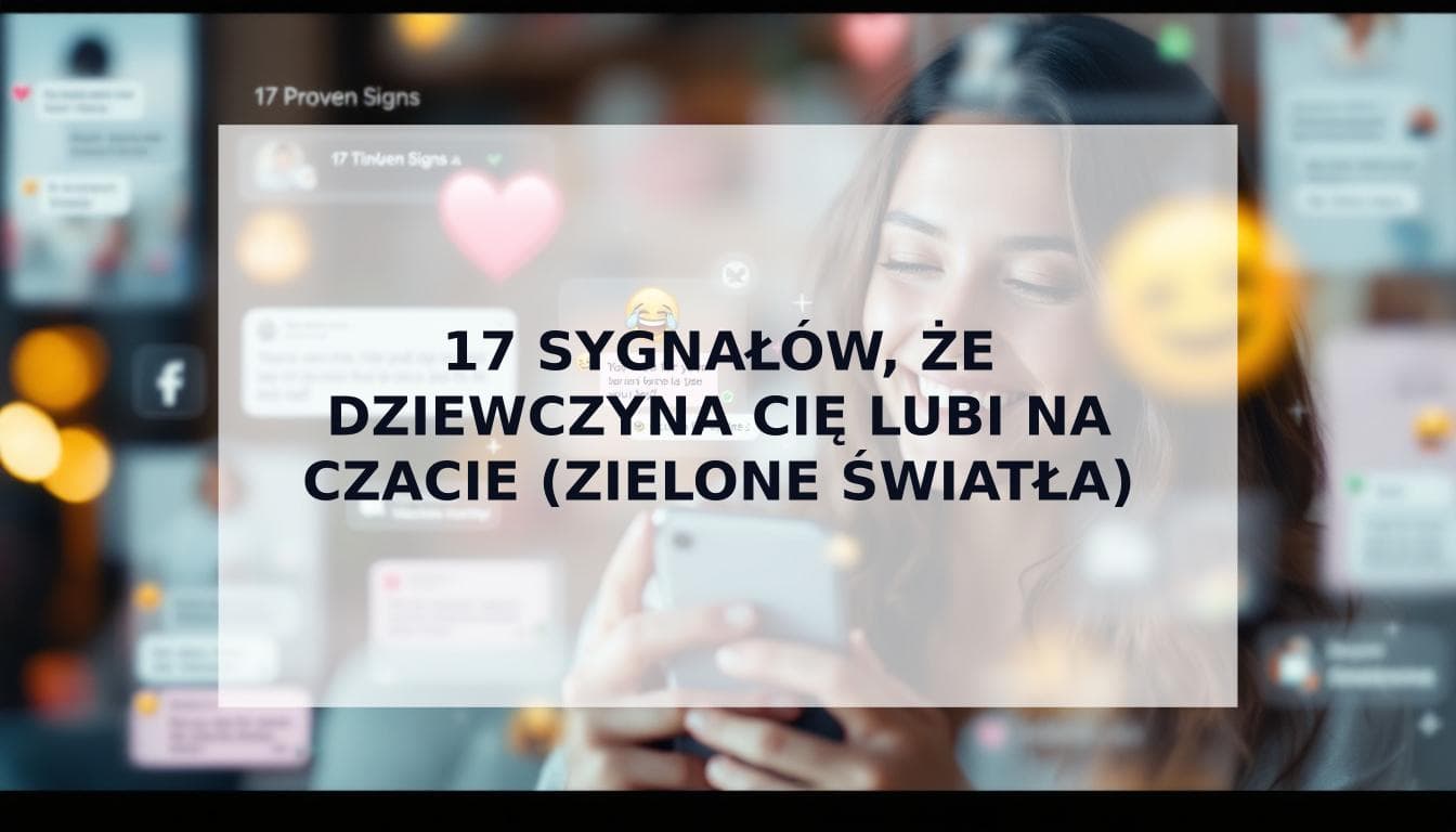 Cover Image for 17 Sprawdzonych Sygnałów: Jak Poznać, Że Dziewczyna Jest Zainteresowana Pisząc (Zielone Światła!)
