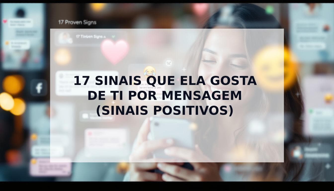 Cover Image for 17 Sinais Comprovados que Ela Gosta de Ti por Mensagem (Pára de Adivinhar e Vê os Sinais Positivos)