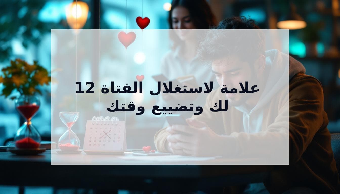 Cover Image for علامات استغلال الفتاة للرجل: 12 إشارة واضحة على أنها تضيع وقتك