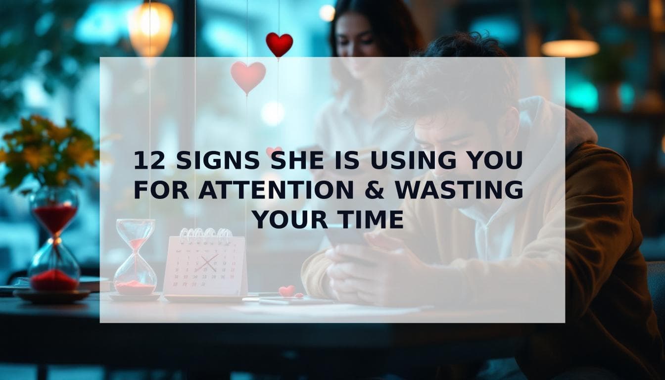 Cover Image for Is She Using You? 12 Undeniable Signs She's Just Wasting Your Time