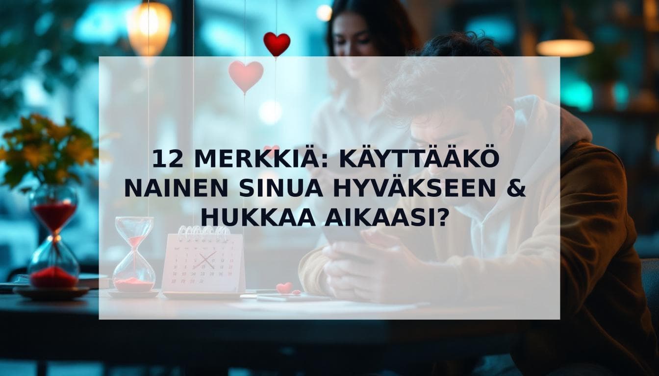 Cover Image for Käyttääkö nainen sinua hyväkseen? 12 selvää merkkiä, että hän vain hukkaa aikaasi