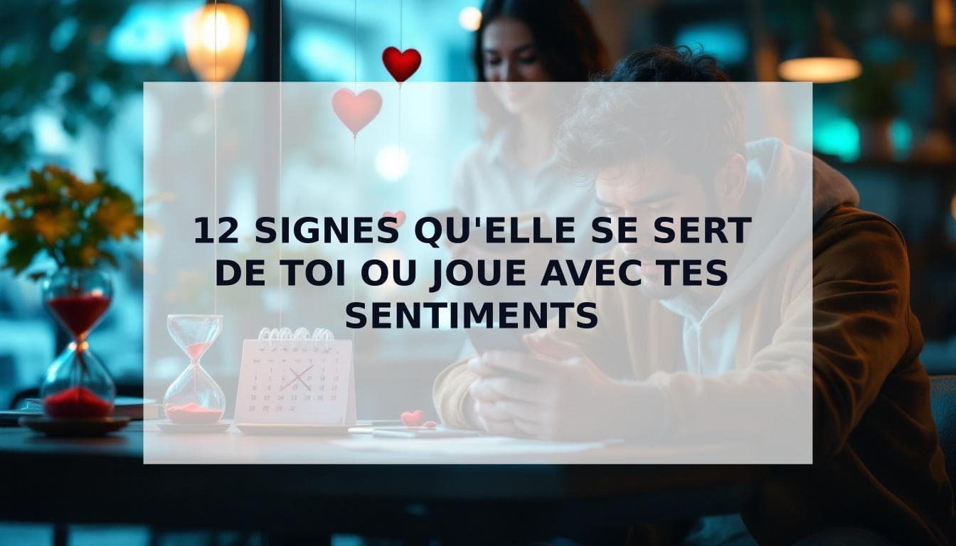 Cover Image for 12 Signes Indéniables Qu'elle Se Sert de Toi et Te Fait Perdre Ton Temps