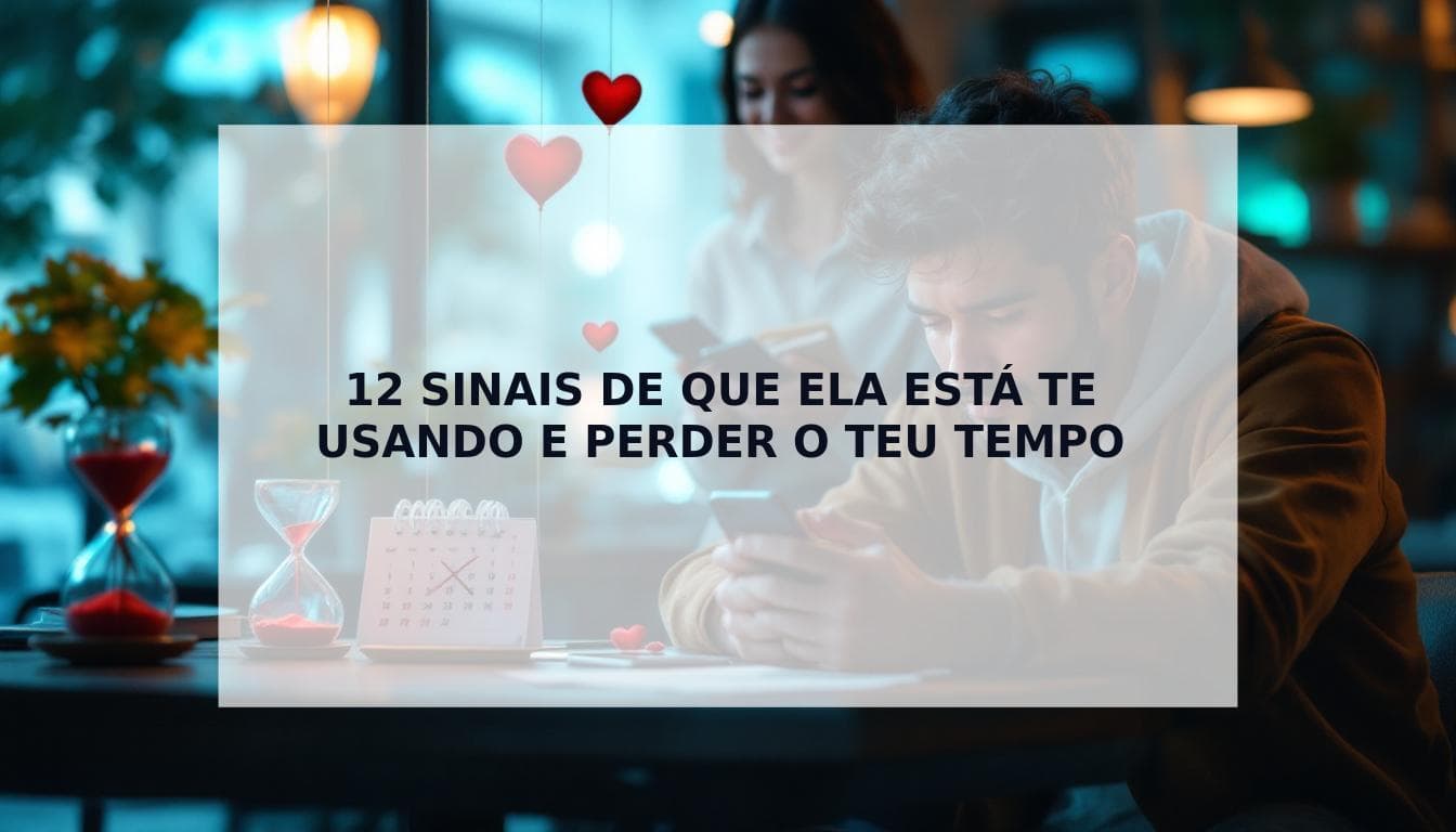 Cover Image for Sinais de que Ela Está Te Usando: 12 Indícios de que Ela Só Está a Perder o Teu Tempo