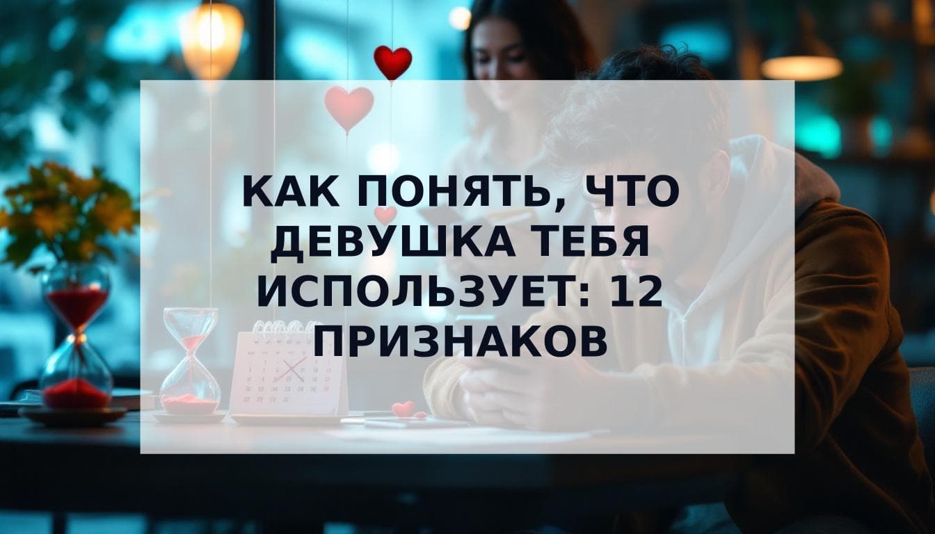 Cover Image for Как понять, что девушка тебя использует: 12 признаков, что она просто тратит твое время