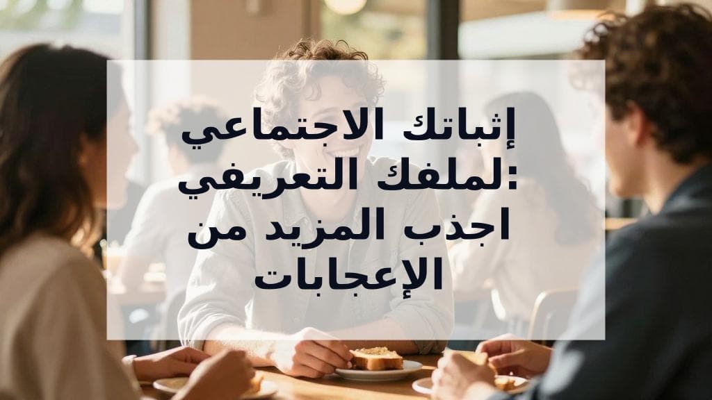 Cover Image for كيف تجعل ملفك التعريفي جذابًا: القواعد غير المعلنة للجاذبية وكيف تظهر قيمتك دون تفاخر