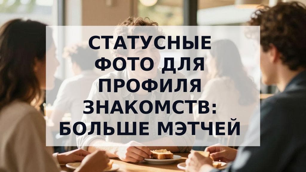 Cover Image for Негласные правила привлекательности: как использовать статусные фото для профиля знакомств, не хвастаясь