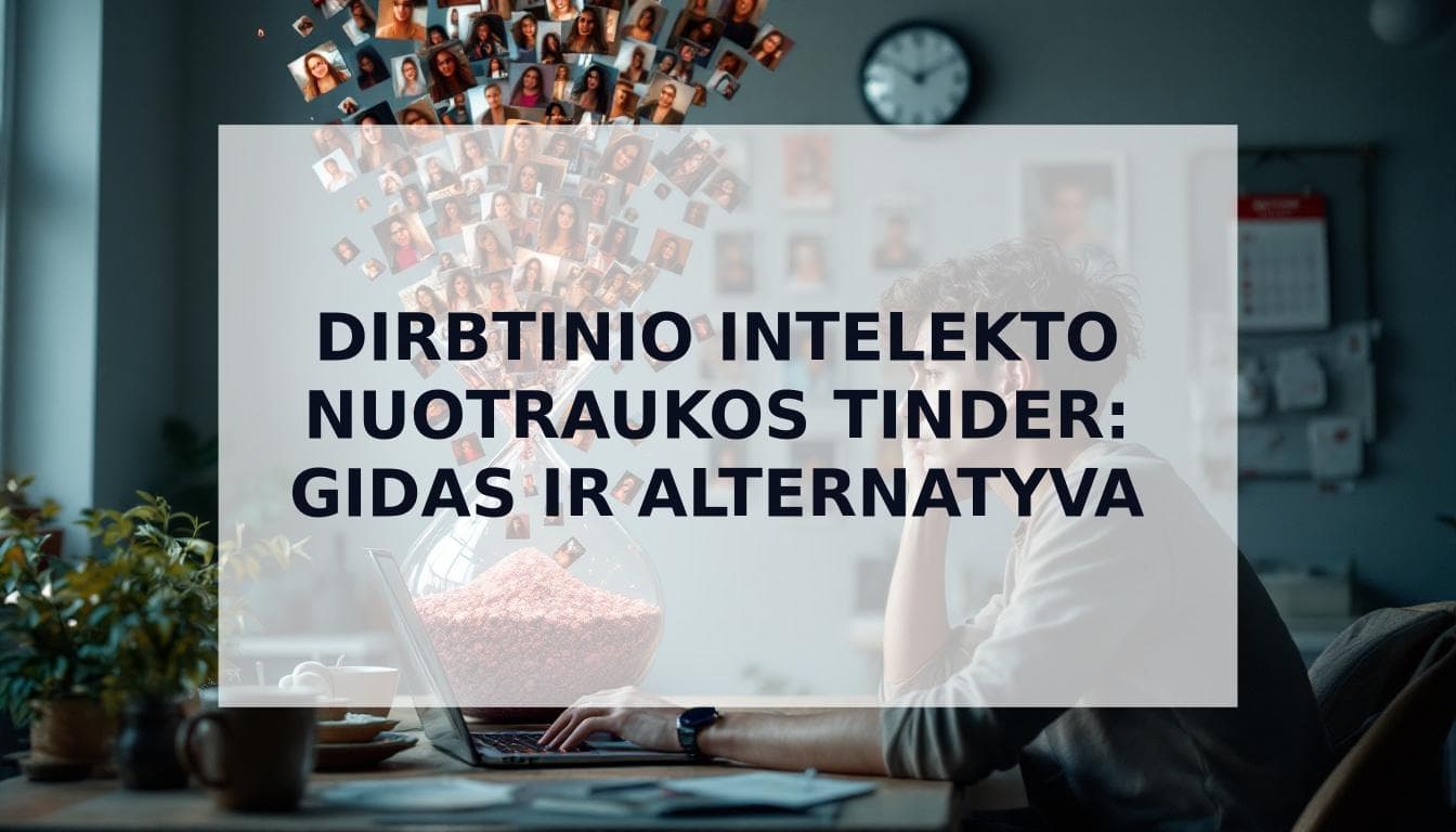Cover Image for 2025 metų gidas: Dirbtinio intelekto nuotraukos Tinder (ir kodėl neverta gaišti laiko)