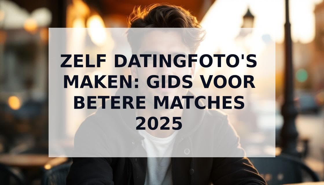 Cover Image for Hoe je zelf datingfoto's maakt: De ultieme gids voor meer matches