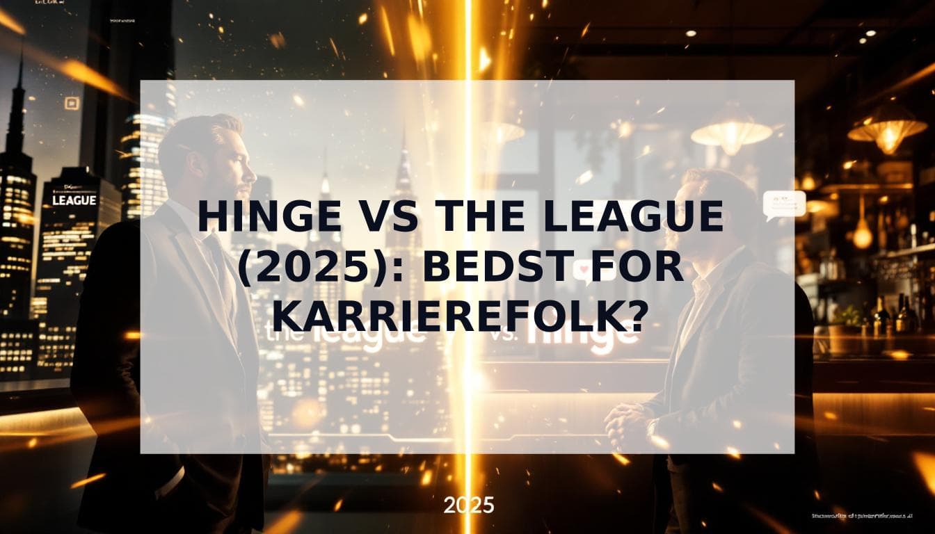 Cover Image for Hinge vs. The League: Den ultimative kamp i 2025 for ambitiøse mænd