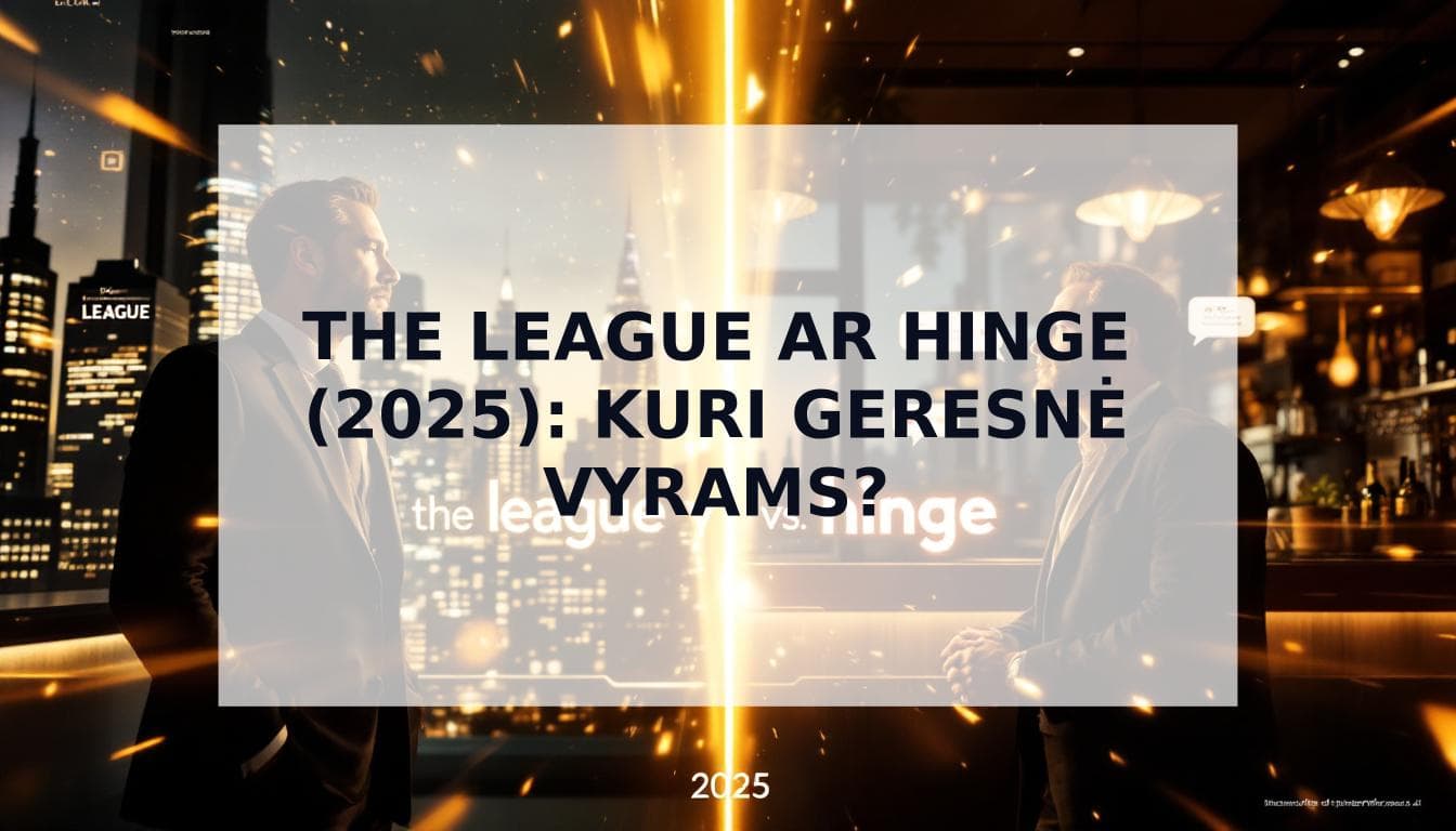 Cover Image for The League ir Hinge: didysis 2025 m. ambicingų vyrų palyginimas
