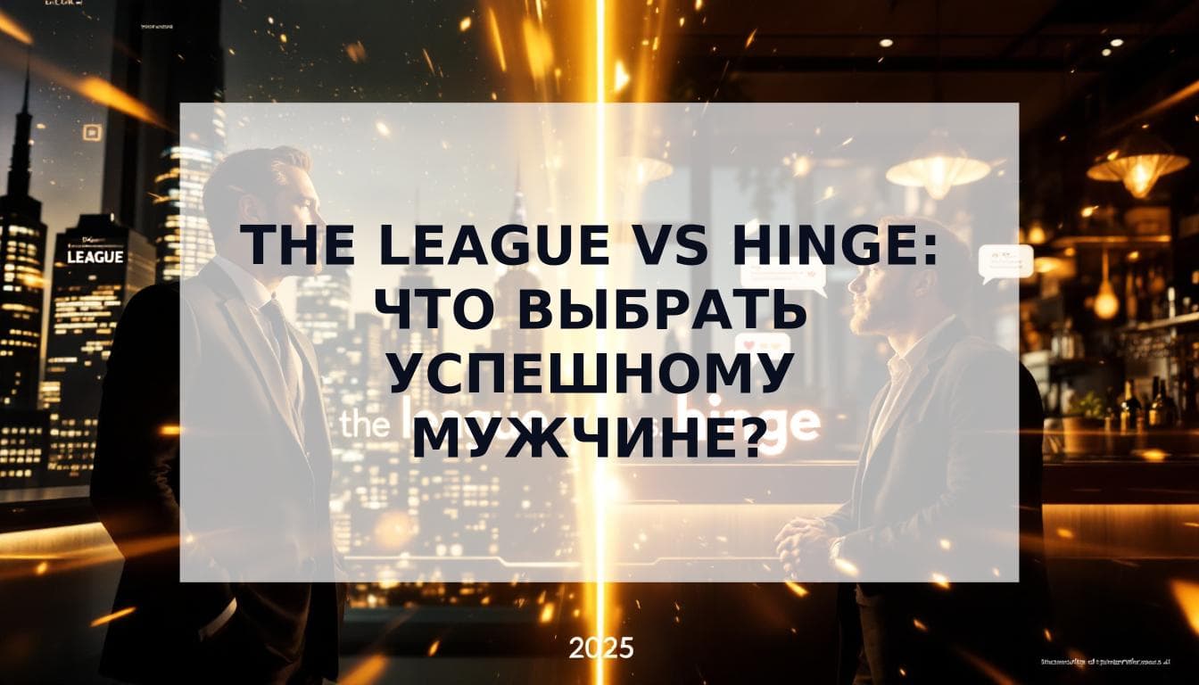 Cover Image for The League против Hinge: Полное сравнение 2025 для успешных мужчин