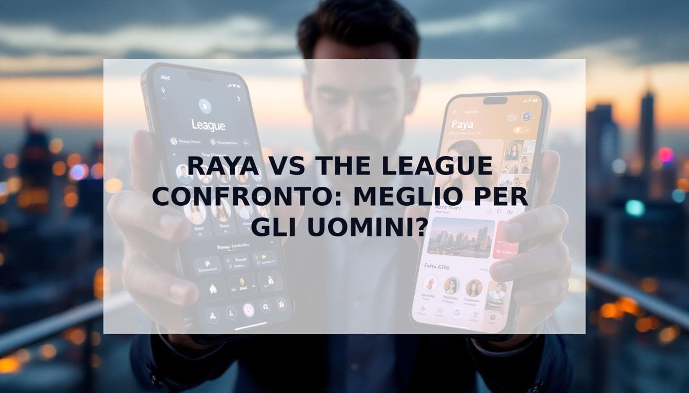 Cover Image for Raya vs The League confronto (2025): Quale app d'élite vale la pena per gli uomini?